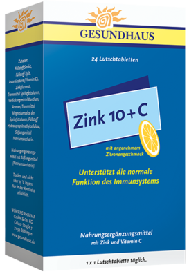 ZINK 10+C Lutschtabletten