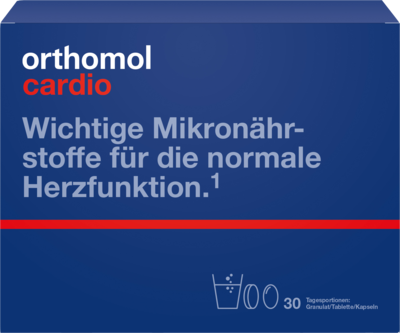ORTHOMOL-Cardio-Granulat-Kaps-Tabl-Kombipack
