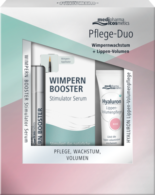 PFLEGE-DUO Wimpern Booster+Hyal.Lipp.vol.pfl.rose